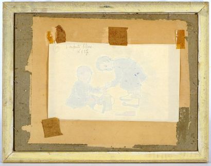 null CROTTI, Jean-Joseph (1878-1958)

"2 blue children

Mixed media on paper

Titled...