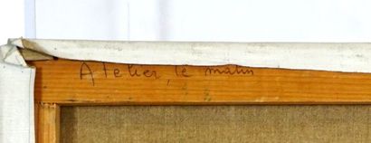 null CÉLICE, Pierre (1932-2019)

"Atelier, le matin"

Acrylique sur toile

Signée...