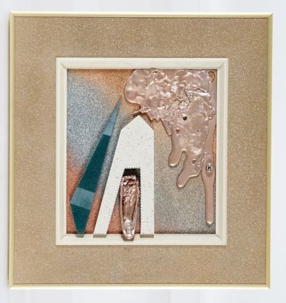 null PELLETIER, Jacques (1947-)

"Abitibi VIII

Mixed media and collage on panel

Signed,...