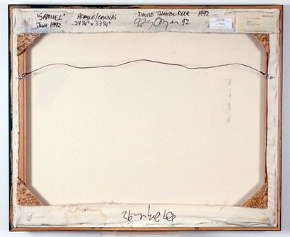 null THAUBERGER, David Allen (1948-)

"Samuel"

Acrylique sur toile

Signée, titrée...
