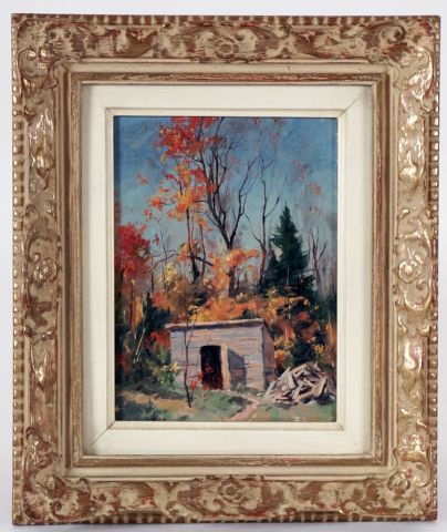 null RIORDON, John Eric Benson (1906- 1948)

"The wood … October"

Huile sur isorel

Signée...