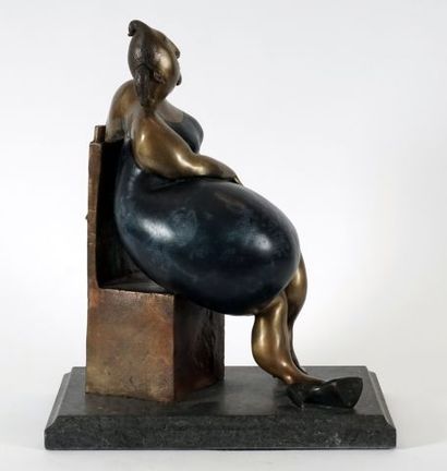 null LABRIE, Hélène (1956-)

"The seat of the seat"

Bronze sculpture with several...