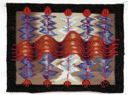 null MOREAU, Danielle (1940-)

"Obliterations

Tapestry

Titled, signed and dated...
