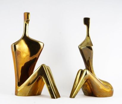 null BENSHALOM, Itzik (1945-)

Untitled - Man and Woman

Bronzes (2) with golden...