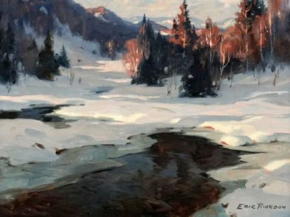 null RIORDON, John Eric Benson (1906- 1948)

"Mulet river, Evening"

Huile sur carton...