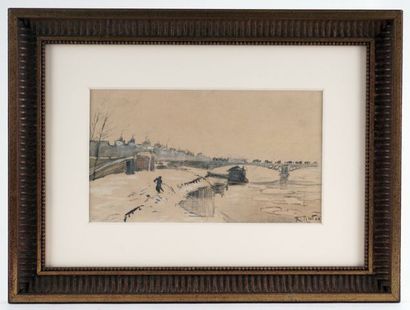 null PILOT, Robert Wakeham (1898-1967)

Bridge

Pastel and charcoal

Signed and dated...