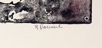 null ROUSSIL, Robert (1925-2013)

"5x13"

Lithograph

Signed lower right: Roussil...