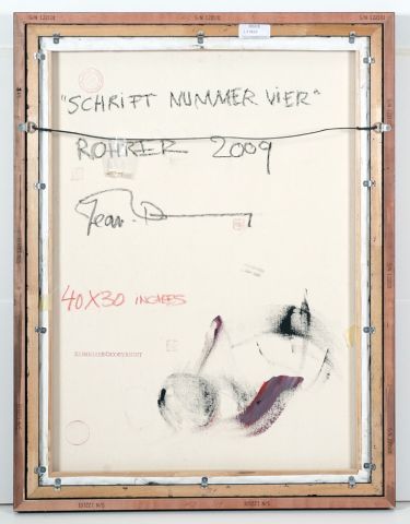 null ROHRER, Jean-Daniel (1960-)

"Schrift nummer vier"

Acrylique sur toile

Signée...