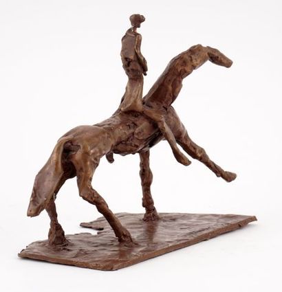 null REINBLATT, Moe (Moses Martin) (1917-1979)

Rider

Bronze with brown patina

Signed...