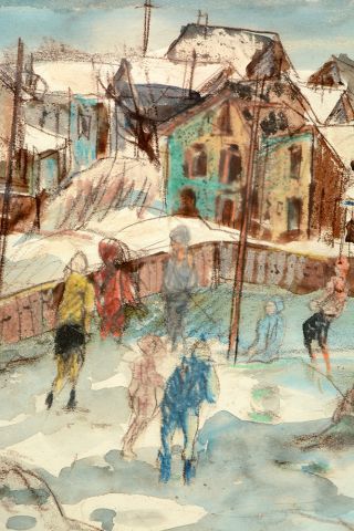 null MASSON, Henri Léopold (1907-1996)

Children playing, outdoor skating rink

Watercolor

Signed...