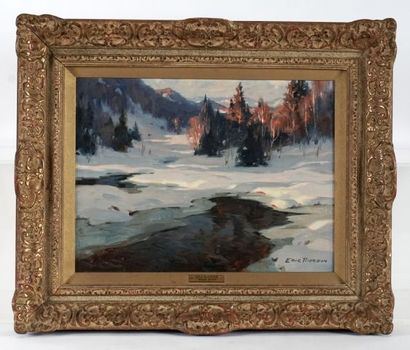 null RIORDON, John Eric Benson (1906- 1948)

"Mule River, Evening

Oil on canvas...