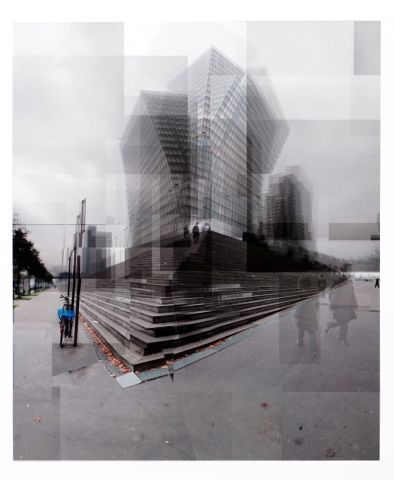 null MEDAM, Yves (1960-)

"Mitterand Library 1".

Photographic print on paper

Titled,...