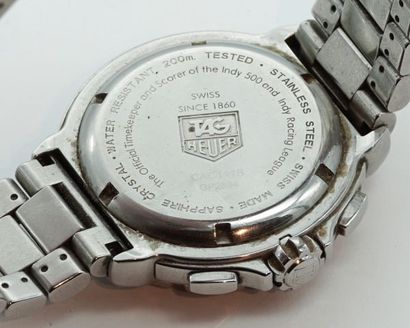 null TAG HEUER

Bracelet montre chronographe en acier « Indy 500 », cadran à trois...