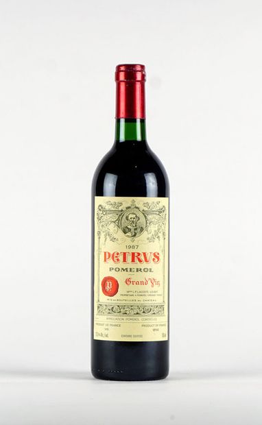 null Pétrus 1987

Pomerol Appellation Contrôlée

Niveau B

1 bouteille