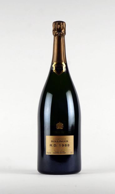 null Bollinger R.D. 1988

Champagne Appellation Contrôlée

Niveau A

1 magnum