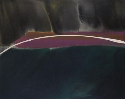 RAYNER, Gordon (1935-) "North Storm III" Copolymère et acrylique sur toile Donnée,...