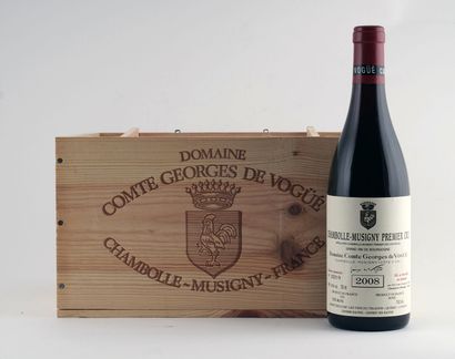 null Chambolle-Musigny 1er Cru 2008, Comte George de Voguë - 6 bouteilles