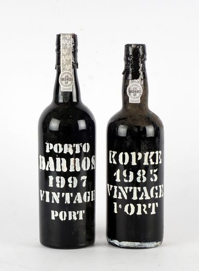 null Kopke 1985 Barros 1997 - 2 bouteilles