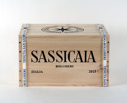null Sassicaia 2015 - 6 bouteilles