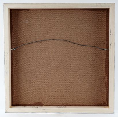 null ROUNSAVALL, Gibbs (1975-)

"Continuum #3"

Enamel on wood panel

Signed, dated...