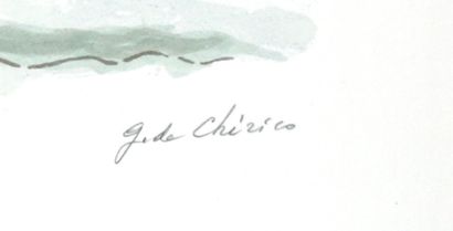  DE CHIRICO, Giorgio (1888-1978) 
"Il Trovatore Errante" (1971) 
Lithographie 
Signée...