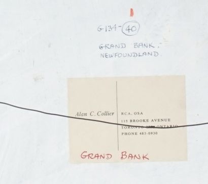 null COLLIER, Alan Caswell (1911-1990)

"Grand Bank, Newfoundland"

Huile sur panneau

Signée...