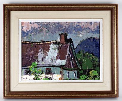 null ROUSSEAU, Albert (1908-1982)

"Moulin à César, Baie St. Paul"

Oil on canvas...