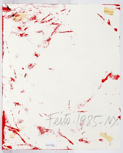 null FEITO LOPEZ, Luis (1929-)

Composition au triangle rouge

Huile et collage sur...
