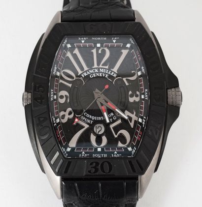  FRANCK MULLER, GENÈVE 
Men's Conquistador GPG wrist-watch 
Inscriptions on the reverse:...