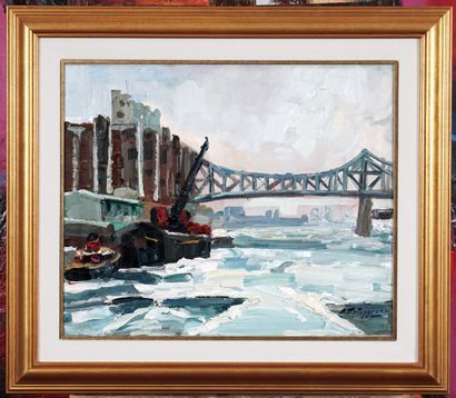 null TATOSSIAN, Armand (1951-2012)

"Port de Montréal"

Oil on canvas

Signed on...