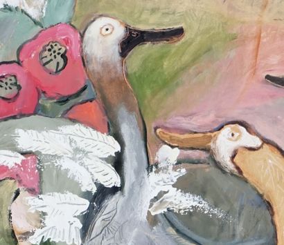 null SIMARD, Claude A. (1943-2014)

"Birds of spring"

Oil on canvas

Signed on the...