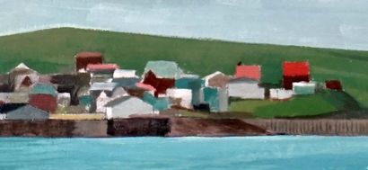 null COLLIER, Alan Caswell (1911-1990)

"Grand Bank, Newfoundland"

Huile sur panneau

Signée...