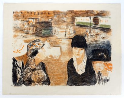 null BONNARD, Pierre (1867-1947)

"Place Clichy" (1922)

Colour lithograph

Signed...