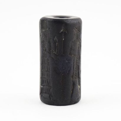 Set of eight Mesopotamian cylinder seals, mix of genuine and copies after the Antique....