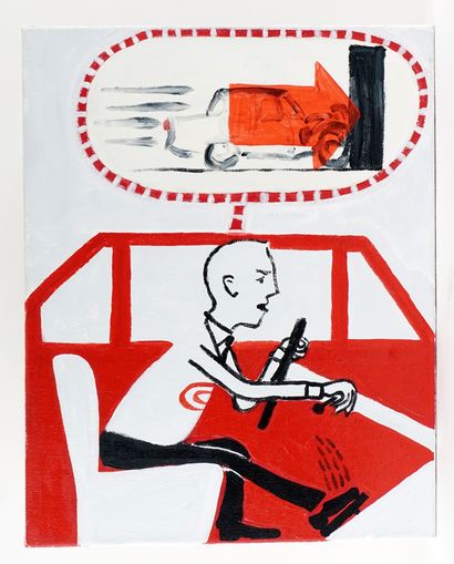 null MACLEAN (1969-)

"You will never have power (Sportsmanlike driving)"

Acrylic...