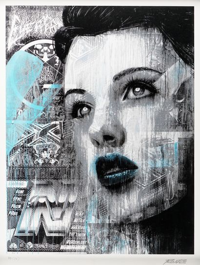 RONE (1980-) 
Untitled 
Silkscreen 
Signed...