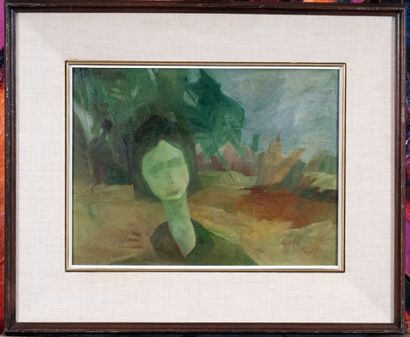 null LE SAUTEUR, Claude (1926-2007)

"Presque la nuit"

Oil on canvas

Signed and...