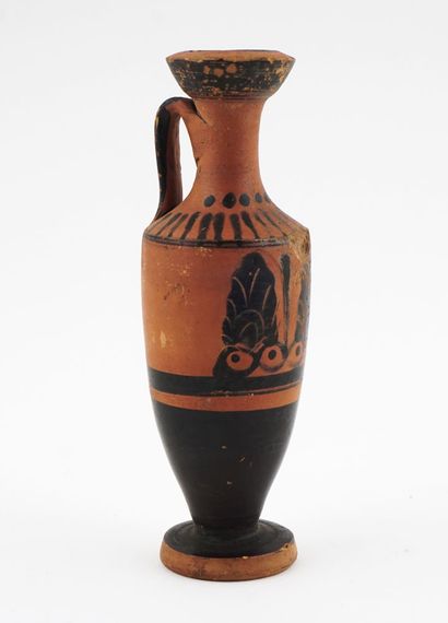 null Small Ancient Greek Attic Lekythos (vase containing perfumed oil), decorated...