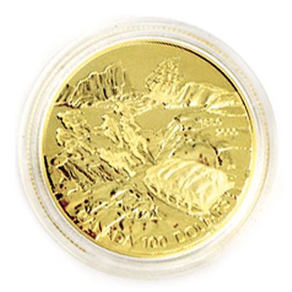 null Une monnaie de 100 dollars Expédition de Franklin, Canada 2000, 58,33% d'or,...
