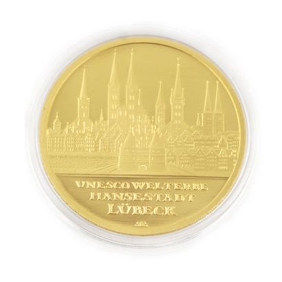 null Une monnaie de 100 Euros allemand série UNESCO sites historiques : Lubeck, 2007,...