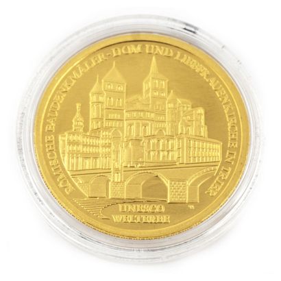 null Une monnaie de 100 Euros allemand série UNESCO sites historiques : Trier, 2009,...