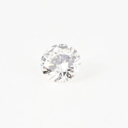 null DIAMANT / DIAMOND19

Diamant de taille brillant rond pesant approximativement...