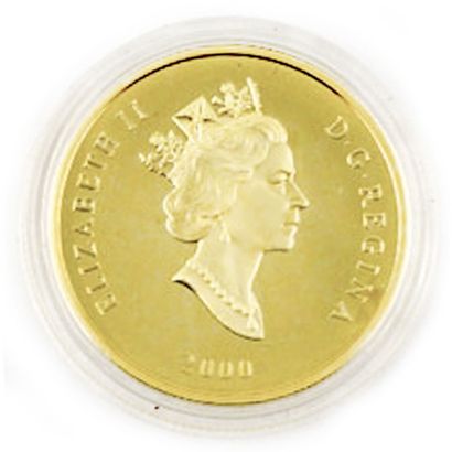 null Une monnaie de 100 dollars Expédition de Franklin, Canada 2000, 58,33% d'or,...