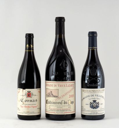 null Sélection de Vins de la Vallée du Rhône - 3 bouteilles