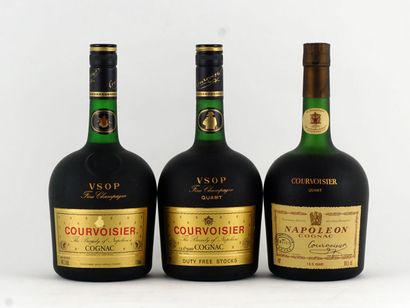null Sélection de Cognacs par Courvoisier - 3 bouteilles