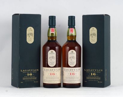 null Lagavulin 16 Year Old Single Malt Scotch Whisky - 2 bouteilles