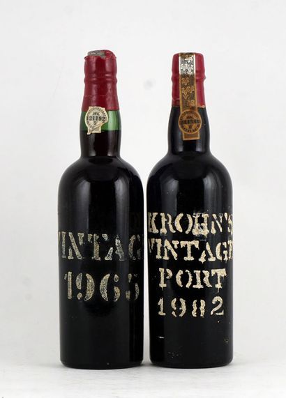 null Krohn's 1965 1982 - 2 bouteilles