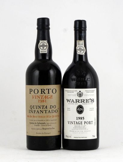 null Quinta do Infantado 1981 Warre's 1985 - 2 bouteilles