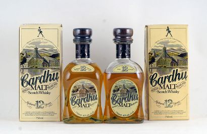 null Cardhu 12 Year Old Single Malt Scotch Whisky - 2 bouteilles