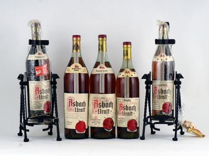null Asbach Uralt Weinbrand - 5 bouteille de 700 et 1000ml